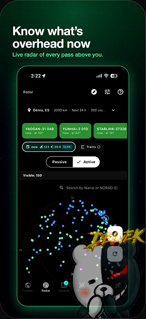Satellite Tracker iPhone screenshot 2