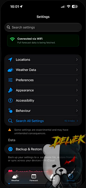 SaxWeather iPhone screenshot 4