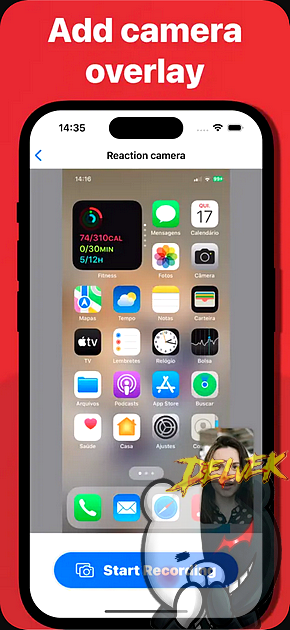 Screen Recorder Voice & Video iPhone screenshot 2
