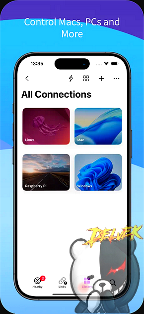 Screens 5 - VNC Remote Desktop iPhone screenshot 2