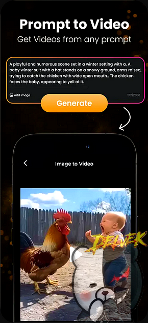 Serda - Ai Video Generator iPhone screenshot 2