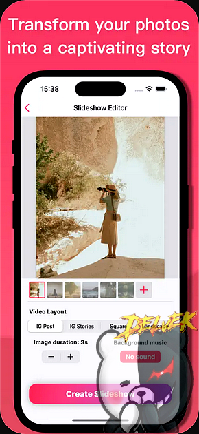 Slideshow Maker - Photo Videos iPhone screenshot 3