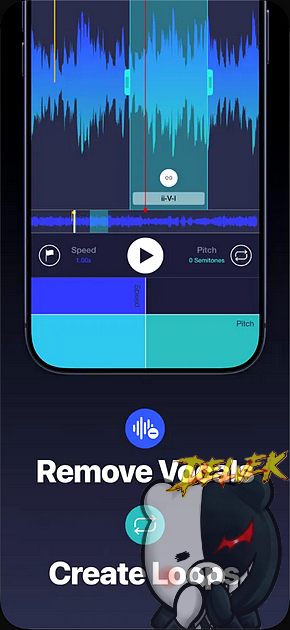 Slow Down Music - Transcribe+ iPhone screenshot 2