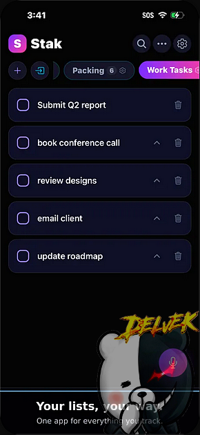 SmartList - Smart Notes & Ideas iPhone screenshot 2