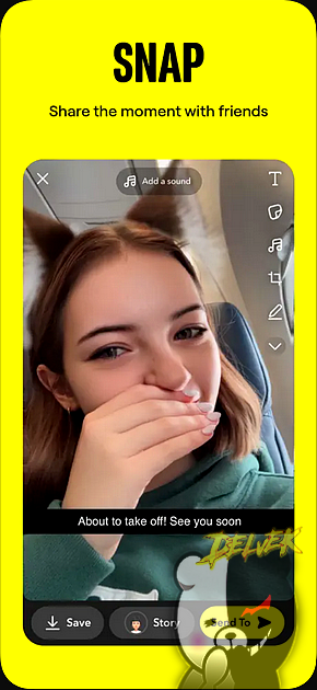 SnapChat (iota) screenshot 1