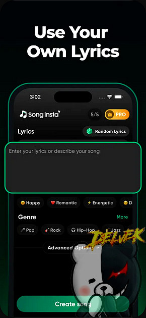 SongInsta - Music Generator iPhone screenshot 3