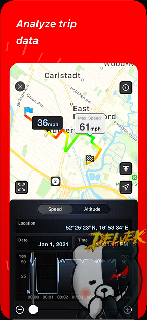 Speed Tracker Pro iPhone screenshot 2