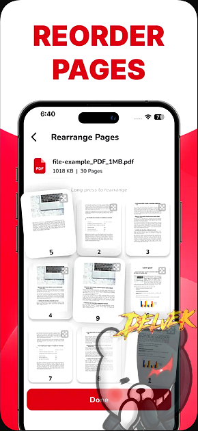 SplitPDF - Extract PDF Pages iPhone screenshot 4