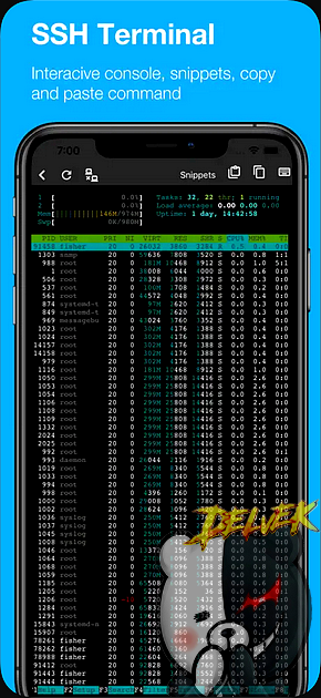 SSH Terminal Pro iPhone screenshot 2