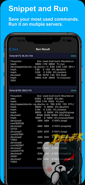 SSH Terminal Pro iPhone screenshot 4