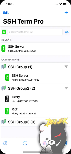 SSHTerm Pro screenshot 1