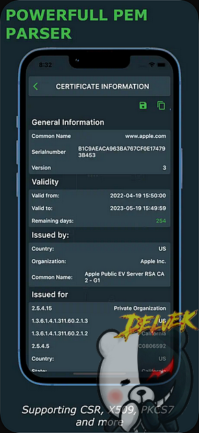 SSL ToolKit iPhone screenshot 2