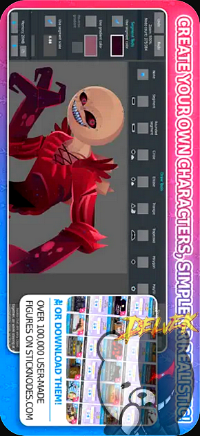 Stick Nodes Pro - Animator iPhone screenshot 2