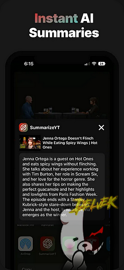 Summarize YT screenshot 2