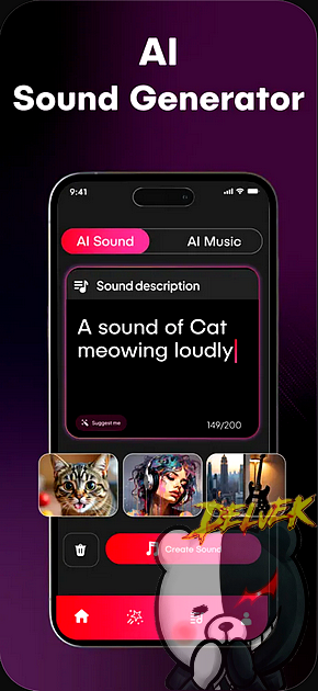 SUR - Ai Music Generator iPhone screenshot 2