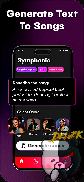 SUR - Ai Music Generator iPhone screenshot 3
