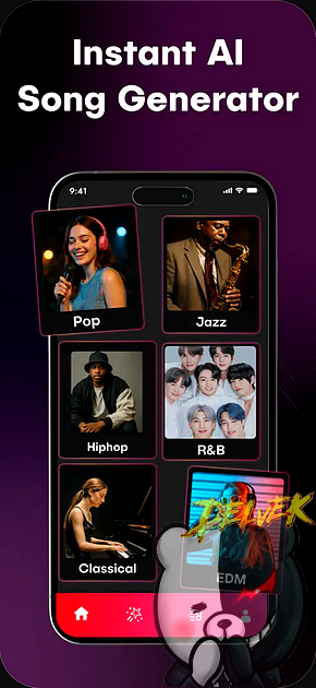 SUR - Ai Music Generator iPhone screenshot 4