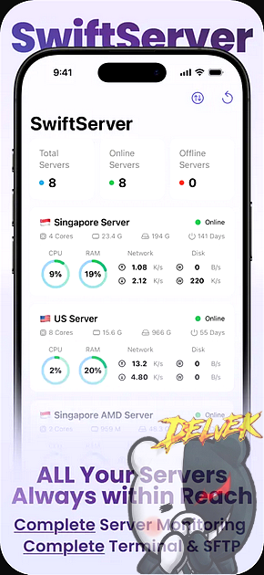 Swift Server screenshot 1