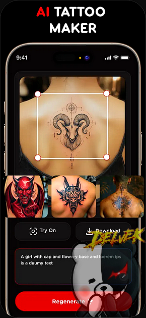 Tattoo Design Ai Art Generator iPhone screenshot 3