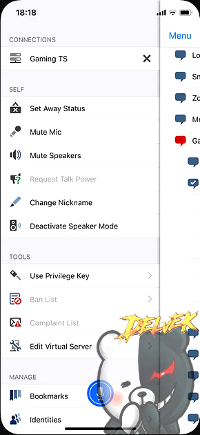 TeamSpeak 3 iPhone screenshot 4