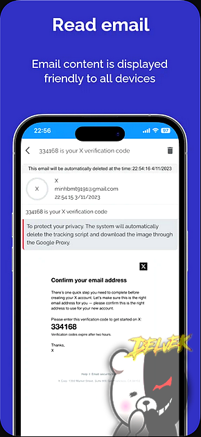 Temp Mail - tmailor screenshot 2