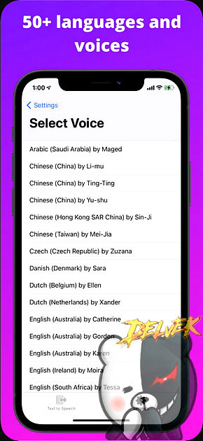 Text2Speech iPhone screenshot 4