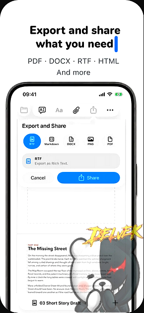 TextEdit - Text Editor iPhone screenshot 3
