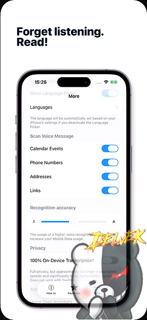 Textify - Dont Listen..Read iPhone screenshot 3