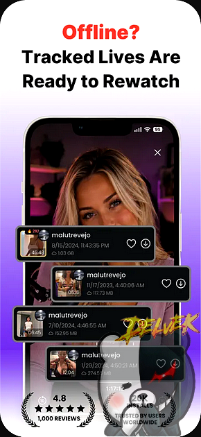 TKREC - Save & Rewatch Lives iPhone screenshot 2