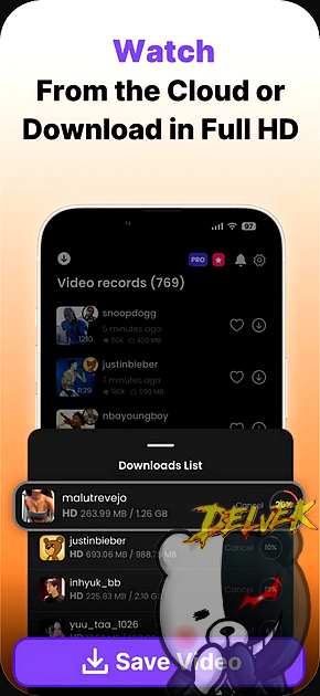 TKREC - Save & Rewatch Lives iPhone screenshot 4