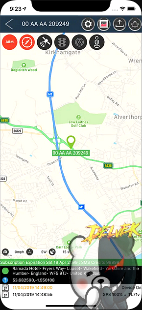 Track Server iPhone screenshot 2