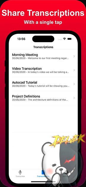 Transcriber - Offline Speech iPhone screenshot 3