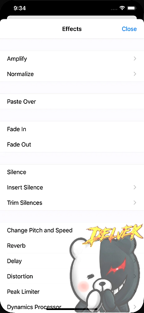 TwistedWave Audio Editor iPhone screenshot 2