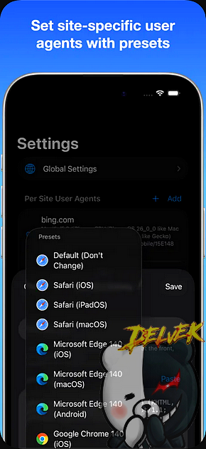 UnAgent iPhone screenshot 3