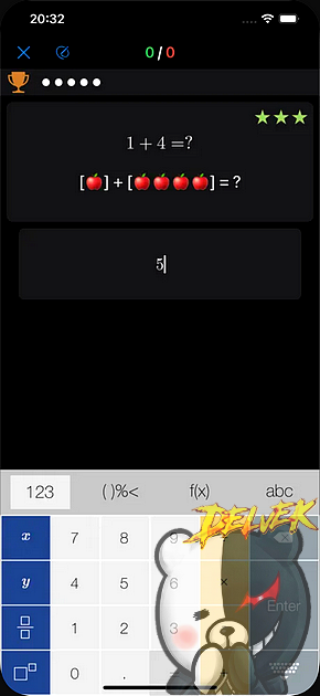Unlimited Math Problems iPhone screenshot 2