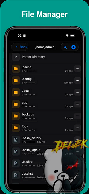 Vibe SSH Terminal iPhone screenshot 4