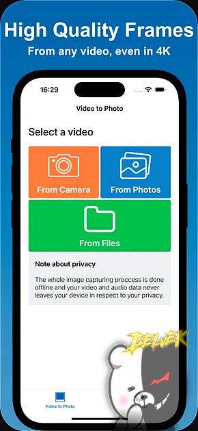 Video to Photo - High Quality screenshot 1