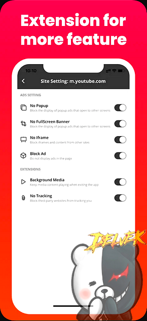 Video AdBlocker Browser iPhone screenshot 3