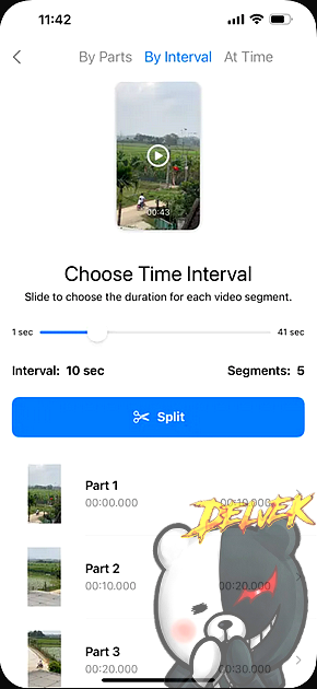 VidVid - Split Video iPhone screenshot 3