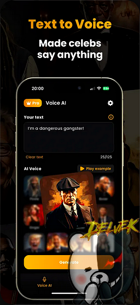 Vocalis Ai - Celebrity Ai App iPhone screenshot 2