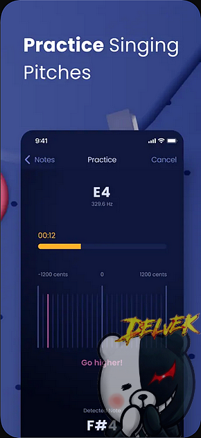 Vocal Pitch Monitor - Voice Whiz iPhone screenshot 4