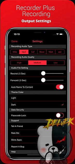 Voice Recorder Plus Pro iPhone screenshot 4