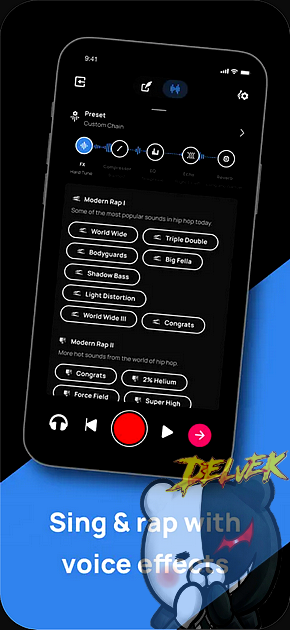 Voloco - Vocal Recording Studio iPhone screenshot 2
