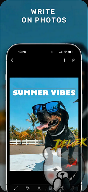 Watermark - Add Text on Photo iPhone screenshot 3