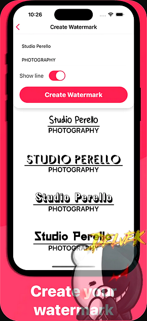 Watermark Maker - Add Copyright iPhone screenshot 3