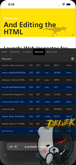Web Inspector iPhone screenshot 3