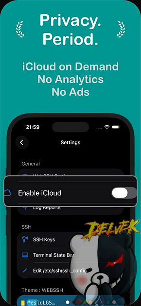 WebSSH (iOS26) iPhone screenshot 2