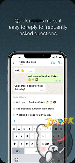 WhatsApp Business+ (WGold) iPhone screenshot 3