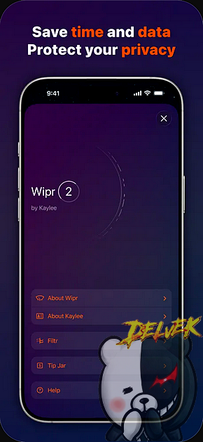 Wipr 2 iPhone screenshot 3