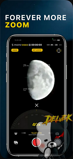 xZoom Cam - Pro Camera iPhone screenshot 2